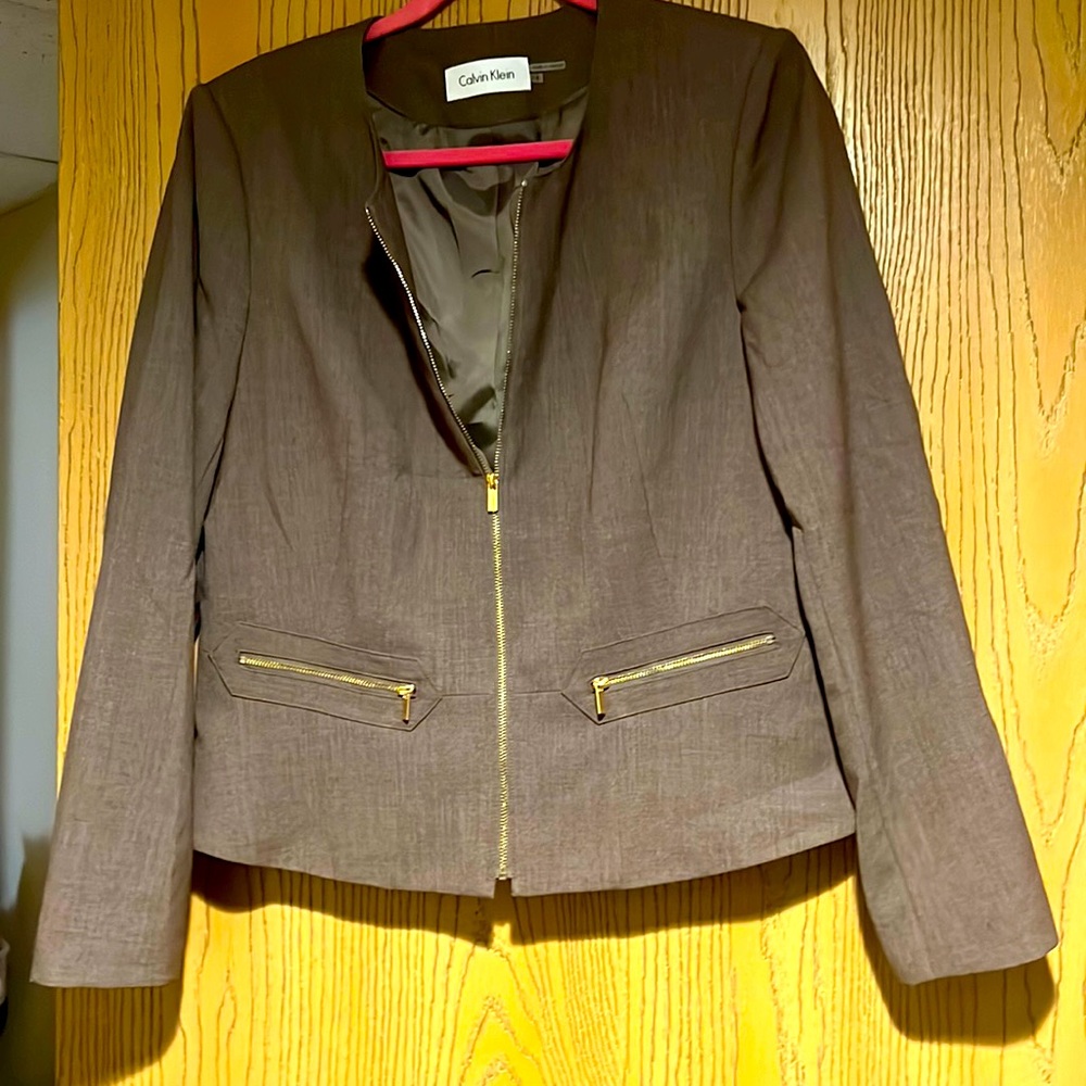 Calvin Klein suit jacket. Never worn. Really nice. Size 14